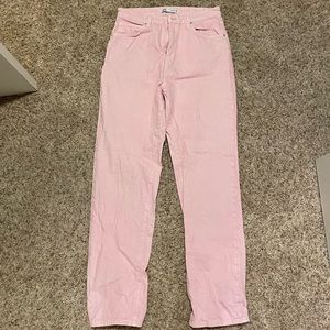 Zara Pink Highwaisted Jeans